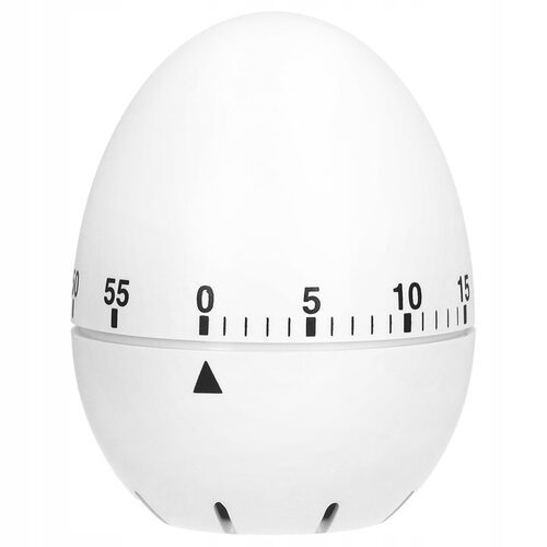 MINUTNIK do jajek timer czasomierz kuchenny stoper jajko do gotowania biały