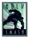 Marvel Deco (Hulk) - Obraz na płótnie