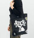Snoopy Rock - torba na zakupy, plażowa, bawełniana na ramię