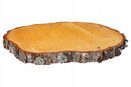 Plaster drewna plastry drewniane dąb kora krążek podstawka 23-28 cm
