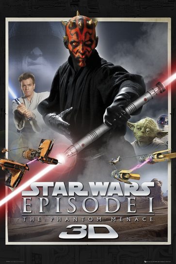 Star Wars Gwiezdne Wojny Mroczne Widmo - plakat