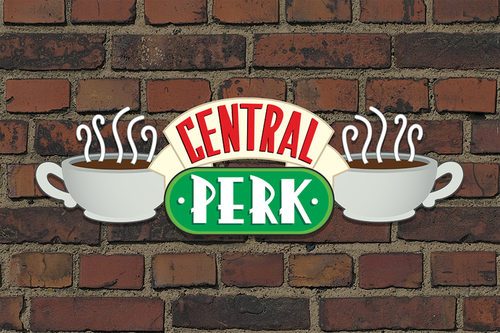 Friends Przyjaciele (Central Perk Brick) - plakat