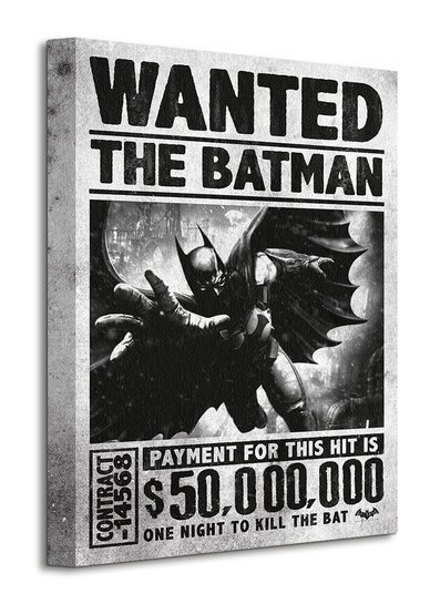 Batman Arkham Origins (Wanted) - Obraz na płótnie