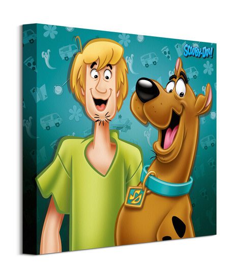 Scooby Doo Shaggy and Scooby - obraz na płótnie
