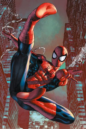 Pełne kadrowanie plakatu Spider-Man Web Sling.