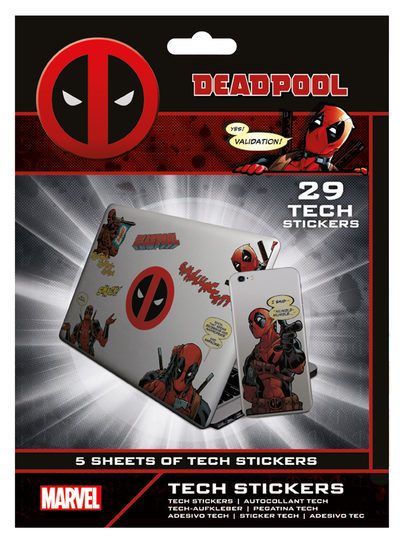 Deadpool Merc With A Mouth - naklejki na laptopa