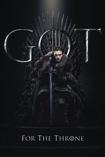 Game of Thrones Jon For The Throne - plakat