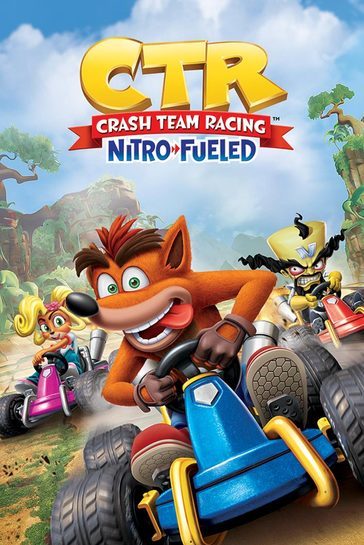 Crash Team Racing Race - plakat gamingowy