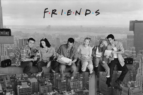 Friends Skyscraper - plakat filmowy