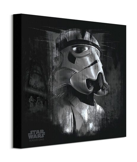 Star Wars Rogue One Stormtrooper Black - obraz na płótnie