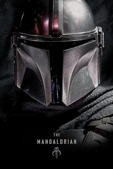 Pełne przedstawienie plakatu Star Wars: The Mandalorian Dark.