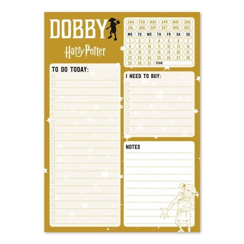 Zdjęcie przedstawiające przednią okładkę Dziennego Planera Harry Potter Dobby