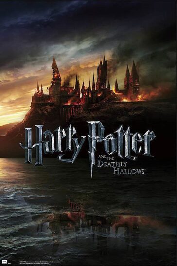Pełne przedstawienie plakatu Harry Potter i Insygnia Śmierci.