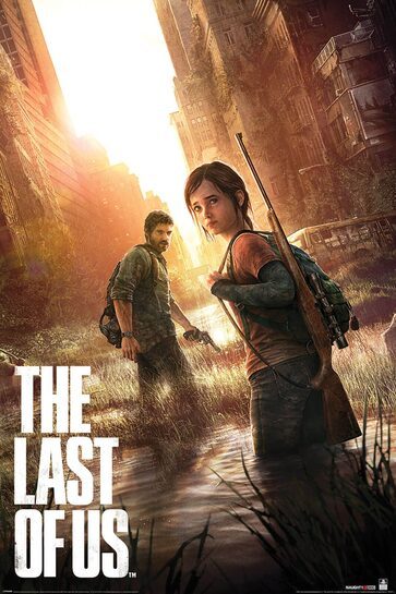 Całość gamingowego plakatu The Last Of Us.