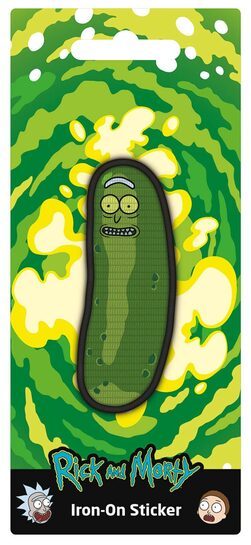 Rick And Morty Pickle Rick Embroidery - naprasowanka