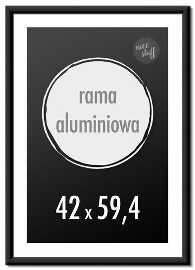 Ramka na zdjęcia 42x59,4 cm A2 Ramki aluminiowe 59,4x42 czarna