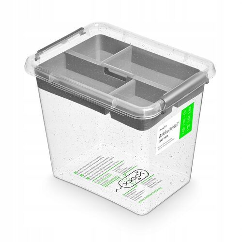 Pudło pojemnik ANTYBAKTERYJNY box organizer 3l