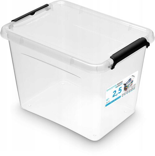 Organizer Box Plastikowy Pojemnik Pudło 2,5l - widok z góry