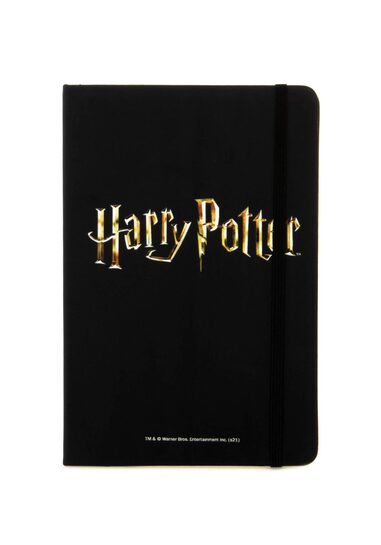 Harry Potter Gold Logo - notes A5, 96 kartek w kratkę