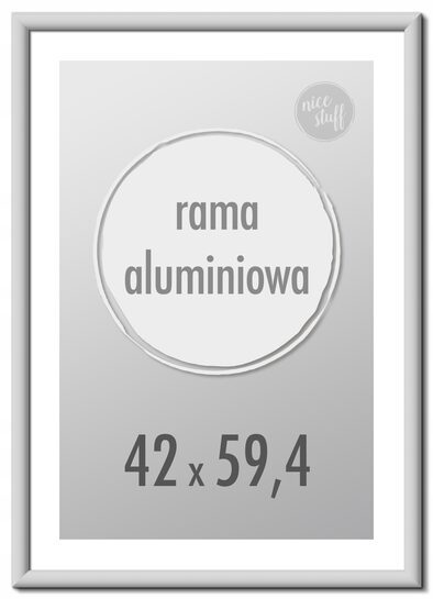 Ramka na zdjęcia 42x59,4 cm A2 Ramki aluminiowe 59,4x42 srebrna