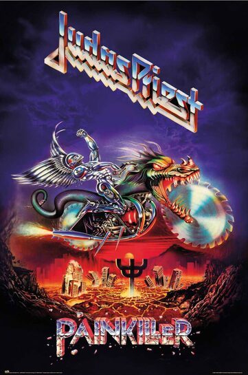 Kompletny plakat Judas Priest Painkiller.
