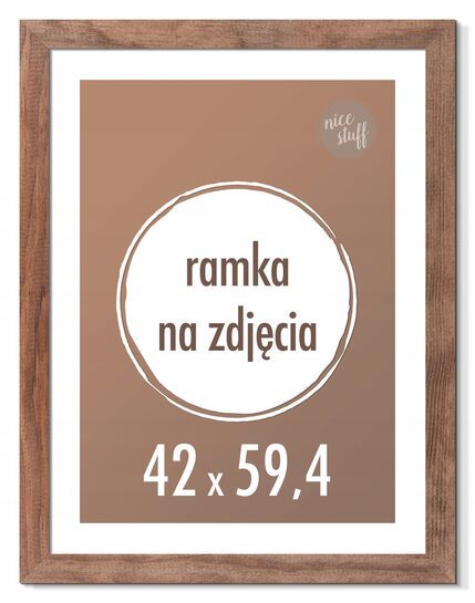 RAMKA NA ZDJĘCIA 42x59,4 cm ramki drewniane wenge