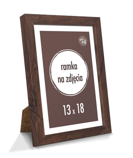 Ramka na zdjęcia 13x18 cm Ramki 18x13 wenge