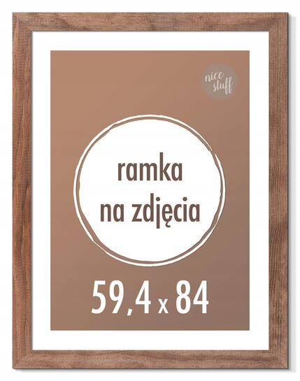 RAMKA NA ZDJĘCIA 59,4x84 A1 ramki drewniane wenge