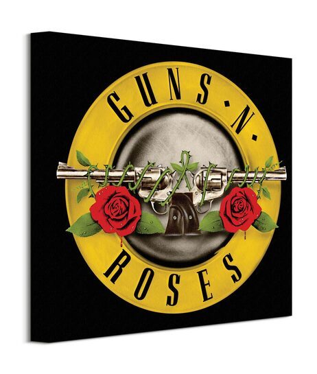 Guns N Roses Bullet Logo - obraz na płótnie