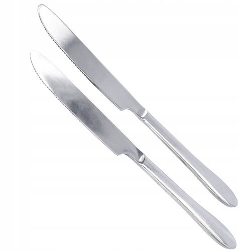 Nóż noże sztućce kuchenne stalowe komplet 2 szt.