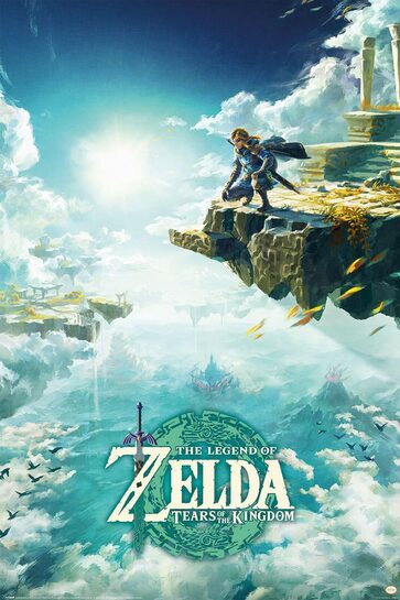Całość plakatu The Legend Of Zelda.