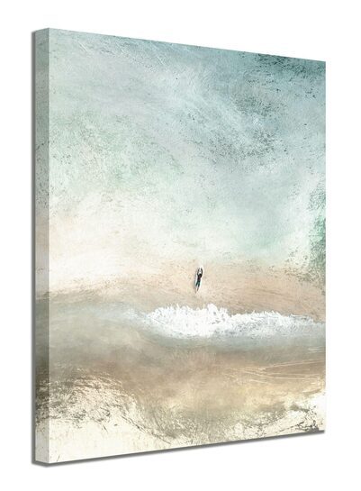Lone Surfer - obraz na płótnie