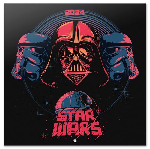 Zdjęcie okładki Oficjalnego Kalendarza Ściennego Star Wars Classic 2024