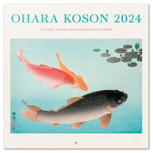 Okładka Oficjalnego Kalendarza Ściennego Ohara Koson 2024
