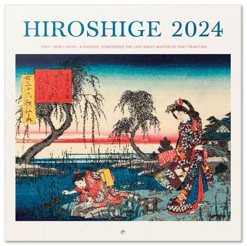 Okładka Oficjalnego Kalendarza Ściennego Hiroshige 2024