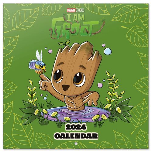 Kalendarz ścienny Marvel I Am Groot 2024 - Okładka