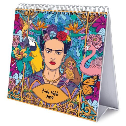 Pełen widok Kalendarza Biurkowego Frida Kahlo 2024