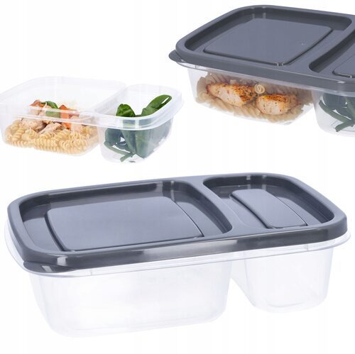 Pojemnik plastikowy lunchbox na żywność 0,75 l