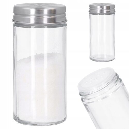 Pojemnik na przyprawy szklany przyprawnik na sól