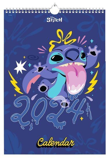 Stitch - kalendarz A3 na 2024 rok