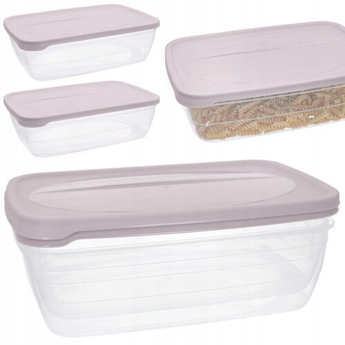 Pojemniki plastikowe pudło żywność lunchbox 2x3l