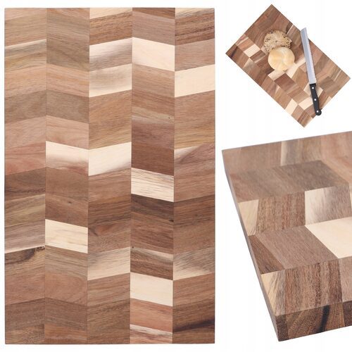 Deska do krojenia drewniana kuchenna akacja 40x25