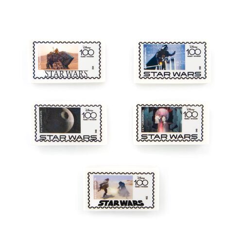 Star Wars Stamps - gumki do mazania, zestaw gumek