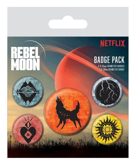 Rebel Moon Character Icons - przypinki