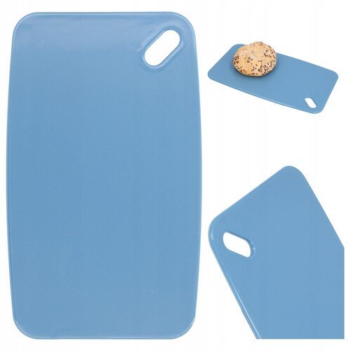 Deska do krojenia mała prostokątna 15x24 cm niebieska kuchenna plastikowa