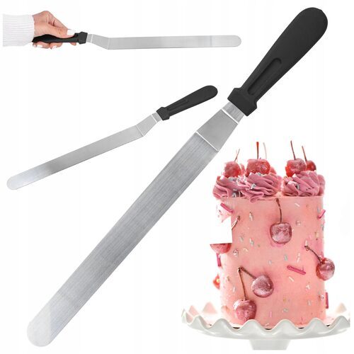 ŁOPATKA DO CIASTA cukiernicza szpatułka do kremu tortu noż do cięcia ciasta
