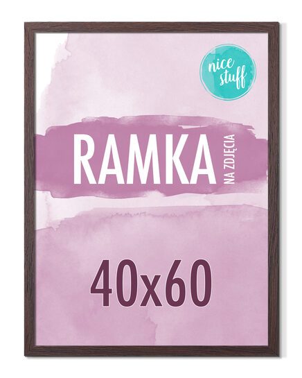 Ramka na zdjęcia 40x60 cm wenge MDF