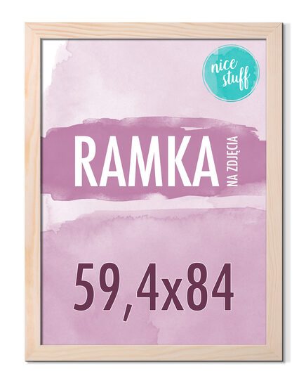 Ramka 59,4x84,1 cm A1 sosnowa Ramki 84,1x59,4