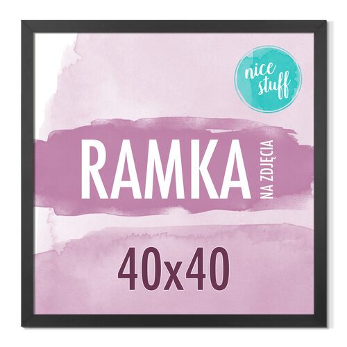 Ramka na zdjęcia 40x40 cm Foto Ramki czarna