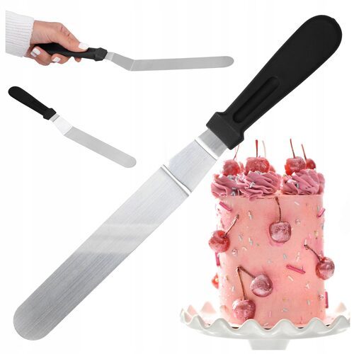 ŁOPATKA DO CIASTA szpatułka cukiernicza do kremu tortów nóż do masy 31 cm